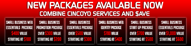 CinCoYo Small Business Packages